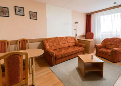 Superior apartman nappalija kanapéval, fotellel