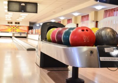 Bowlingpálya alulnézetben